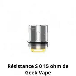 Resistance S 0.15 ohm