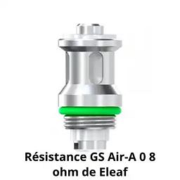 Resistance GS-A 0.8 ohm